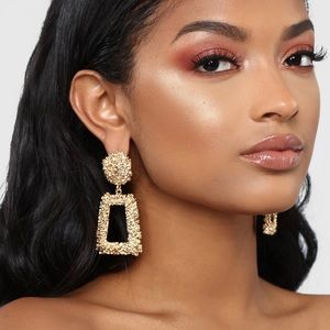 Fashion Nova Gold Earrings